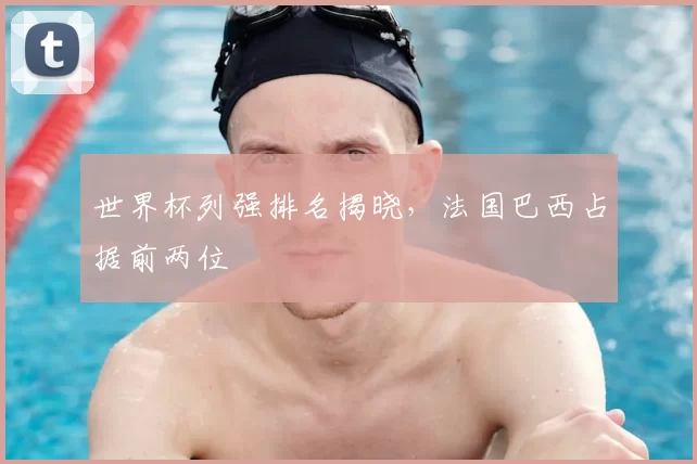 世界杯列强排名揭晓，法国巴西占据前两位