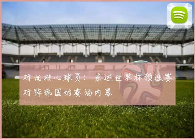对话核心球员：亲述世界杯预选赛对阵韩国的赛场内幕